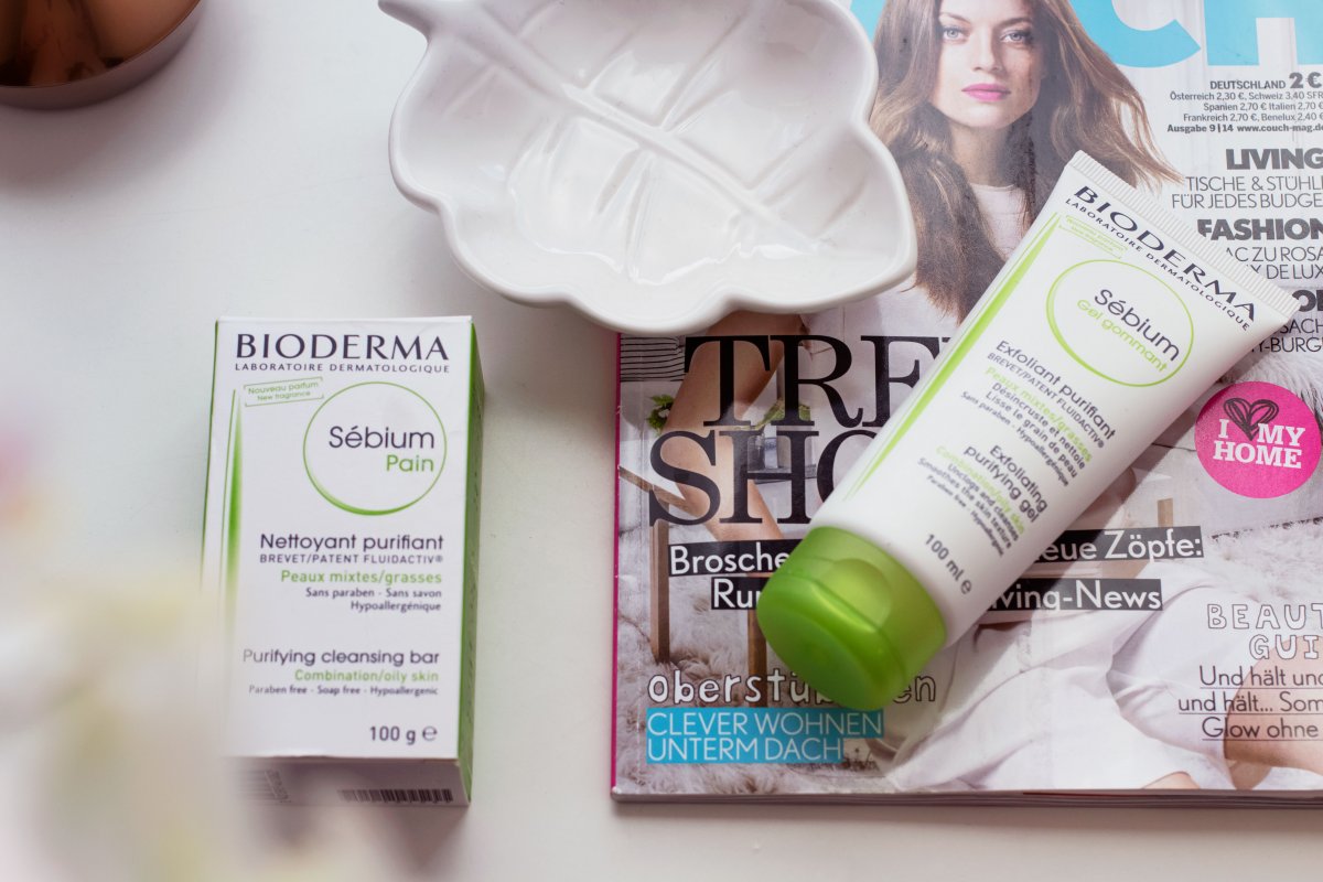 Review zu den Produkten Bioderma Sebium Pain und Bioderma Sebium Gel. 