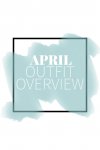 Kleidermädchen zeigt ihre schönsten Outfits aus dem Monat April.