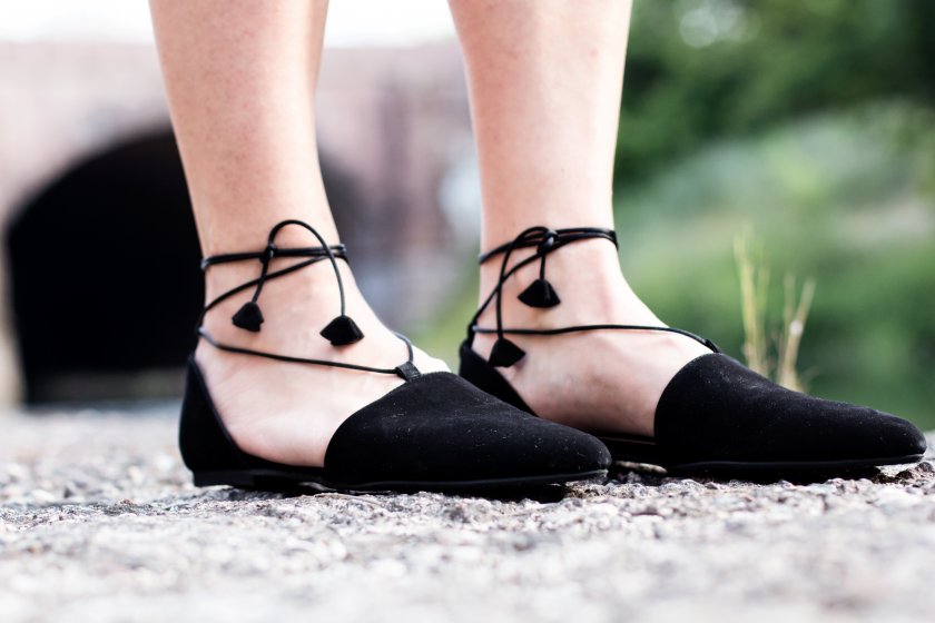 kleidermaedchen, erfurt, thueringen, germany, blog, Fashionblogger, Lace-up Ballerinas, Fashion trend watch, ebay, Gladiatorsandalen