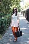 kleidermaedchen, erfurt, thueringen, germany, blog, Fashionblogger, outfit, ootd, Zara Top, Next Hose orange, H&M Sandalen mit Animal Print, Fossil Tasche, Gucci Sonnenbrille, Zara Armreif, Sommer Style, Jasmin Kitschick Blog