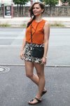 kleidermaedchen, erfurt, thueringen, germany, blog, Fashionblogger, outfit, ootd, zara bluse, zara shorts, orange, Mango Tasche, Trio Bag Celine, Gizeh Birkenstock Sandalen, Zara Armreif, Sommer Style