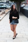 kleidermaedchen, erfurt, thueringen, germany, blog, Fashionblogger, outfit, ootd, Bluse Zara, Jeans Shorts Zara, Lace-up Ballerinas Zara, Riemchenballerinas, Kiko Lippenstift, Going Outf outfit, Party Outfit, Tasche Mango, Sommer Style,