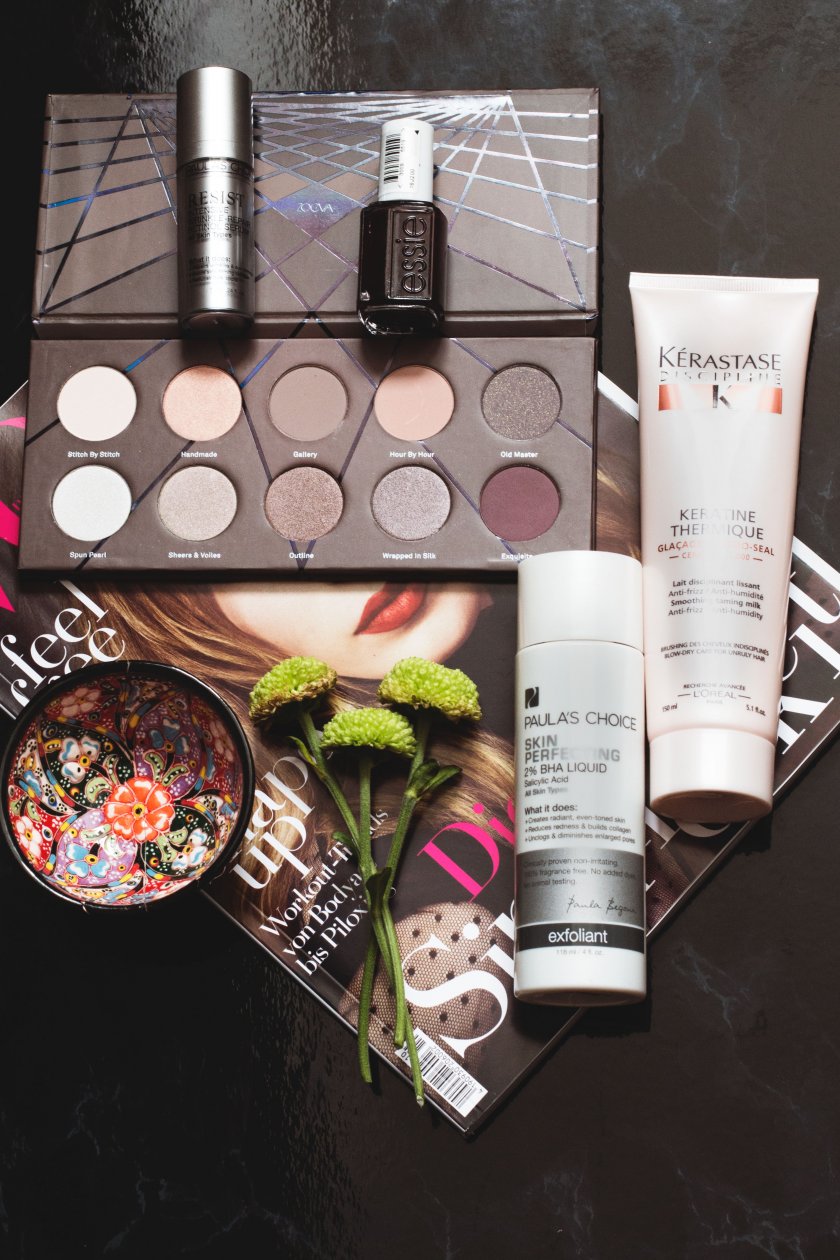 Kleidermaedchen Modeblog, erfurt, thueringen, berlin, fashionblog, Beautyblog, Beauty Newcomer Oktober, Zoeva Lidschattenpalette En Taupe, Kerastase Discipline anti frizz milk, Paula's Choice Pflegeprodukte, essie Wicked Nagellack, Beauty Review