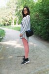 Kleidermaedchen.de Modeblog, erfurt, thueringen, berlin, fashionblog, Outfit, kleidermaedchen.de, Influencer Marketing und Kommunikation, Creator Frühlingsoutfit, spring outfit, H&M Bluse, Streifen, Selected Femme Hose, Nike Air Max Sneakers, Maxwell Scott Tasche, Marc Jacobs Brille