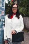 Kleidermaedchen.de Modeblog, erfurt, thueringen, berlin, fashionblog, Fashion Blog, Magazin, Outfit, kleidermaedchen.de, Influencer Marketing und Kommunikation, Creator Frühlingsoutfit, Sommeroutfit, Selected Femme Bluse, Halstuch, Topshop Jeans, Zara Lace-Up Flats, H&M Streifenshirt, Zara Tasche, Marc Jacobs Brille