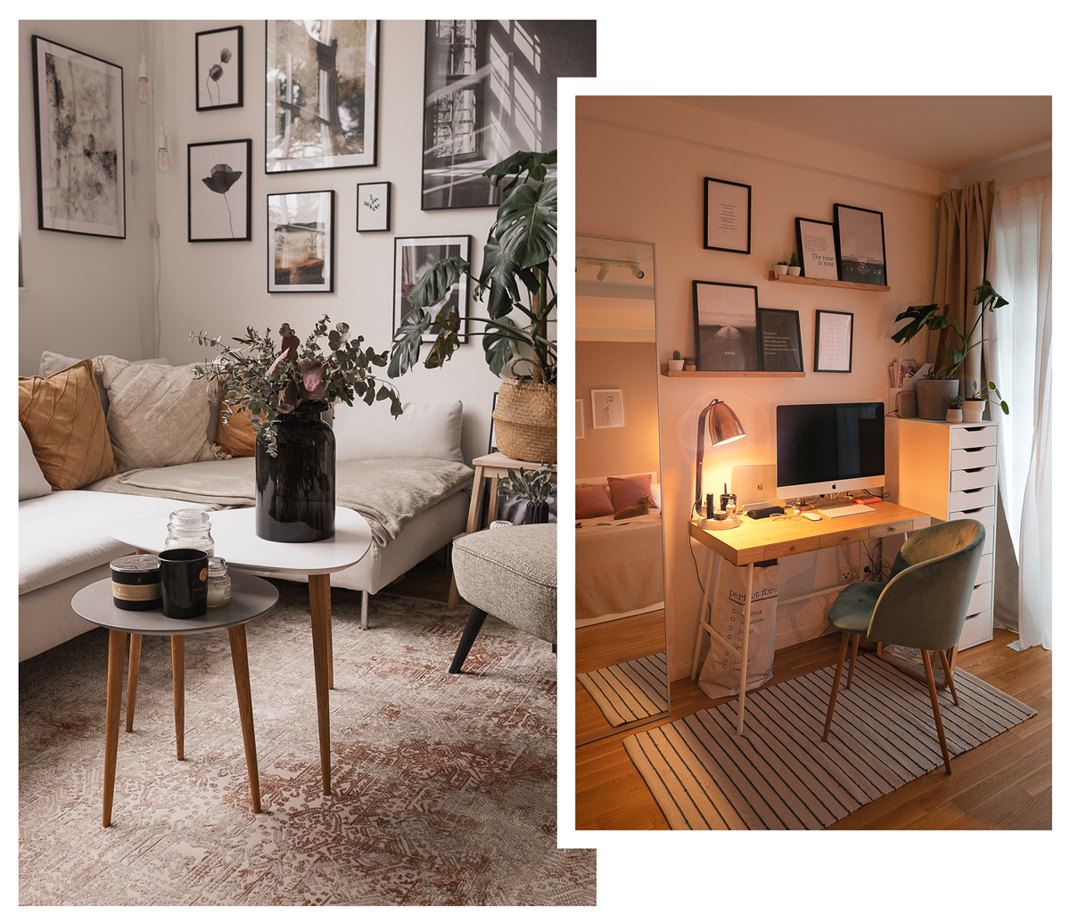 Auf dem Kleidermädchen Interiorblog kreieren wir Wohnträume. Zusammen setzen wir Einrichtungsideen und Wohninspirationen und verleihen der Wohnung durch IKEA-Hacks Individualität.