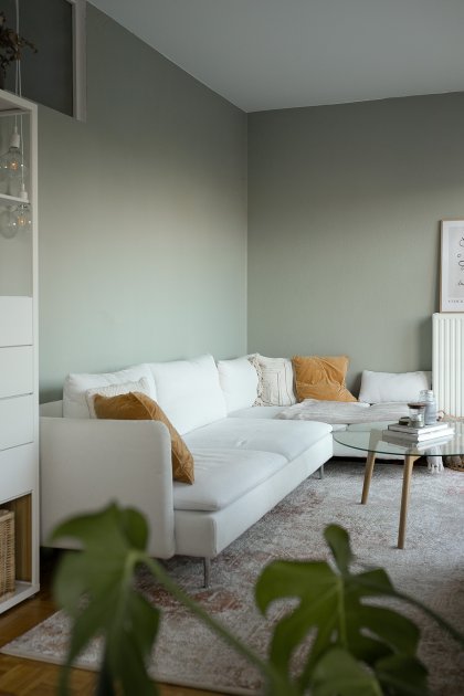 Auf dem Interior Blog stelle ich euch Comfort Works vor - die Ersatzbezüge für euer Sofa. Außerdem gestalten wir mein IKEA Söderhamn mit dem Stoff Madison Sand von Comfort Works aus. | www.kleidermaedchen.de