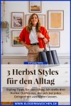 Drei Herbst Outfits mit Cardigan, Bluse und Hemd. Ich zeige euch, was ich im Herbst 2022 trage und präsentiere euch drei Alltagsstyles auf dem Modeblog. | www.kleidermaedchen.de