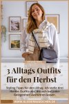 Drei Herbst Outfits für den Alltag mit Bundfaltenhose, Bluse und Blazer. Ich zeige euch, was ich im Herbst 2022 trage und präsentiere euch drei Alltagsstyles auf dem Modeblog. | www.kleidermaedchen.de