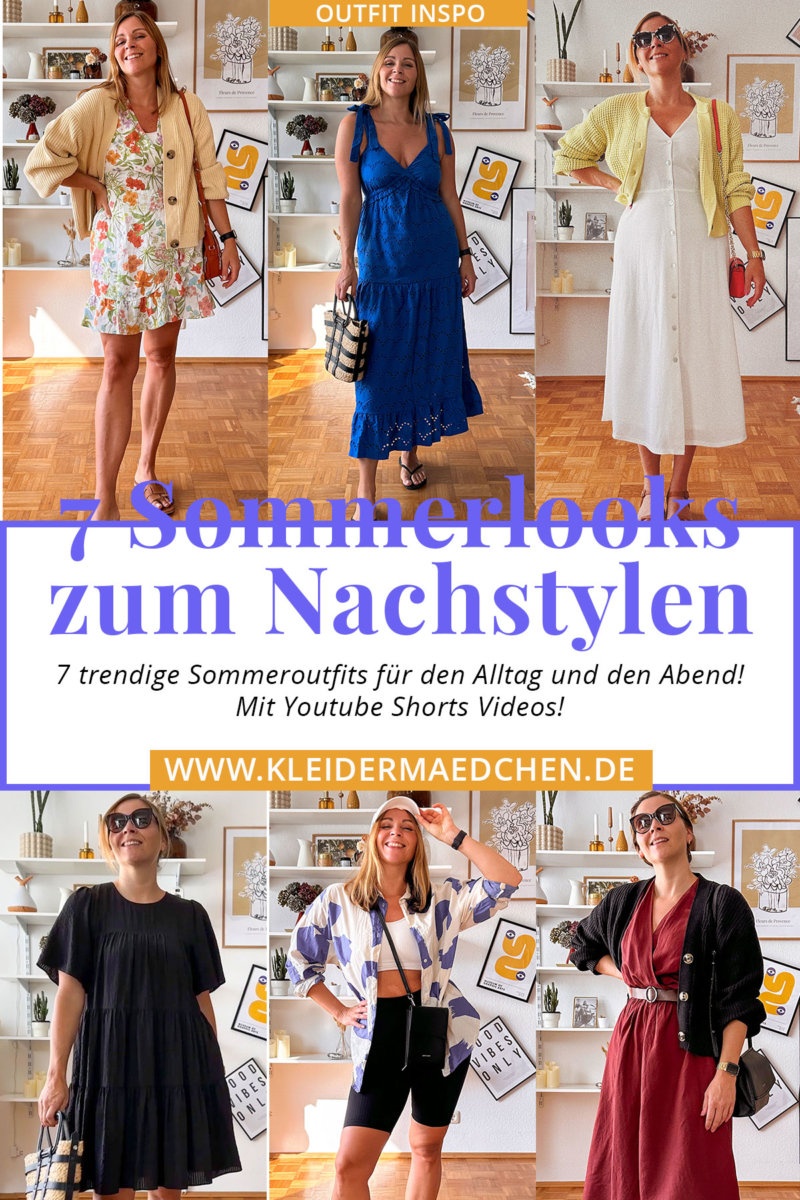 Auf dem Modeblog stelle ich euch 7 Sommer Outfit Ideen 2023 für den Alltag vor mit Fokus auf die Modetrends 2023.